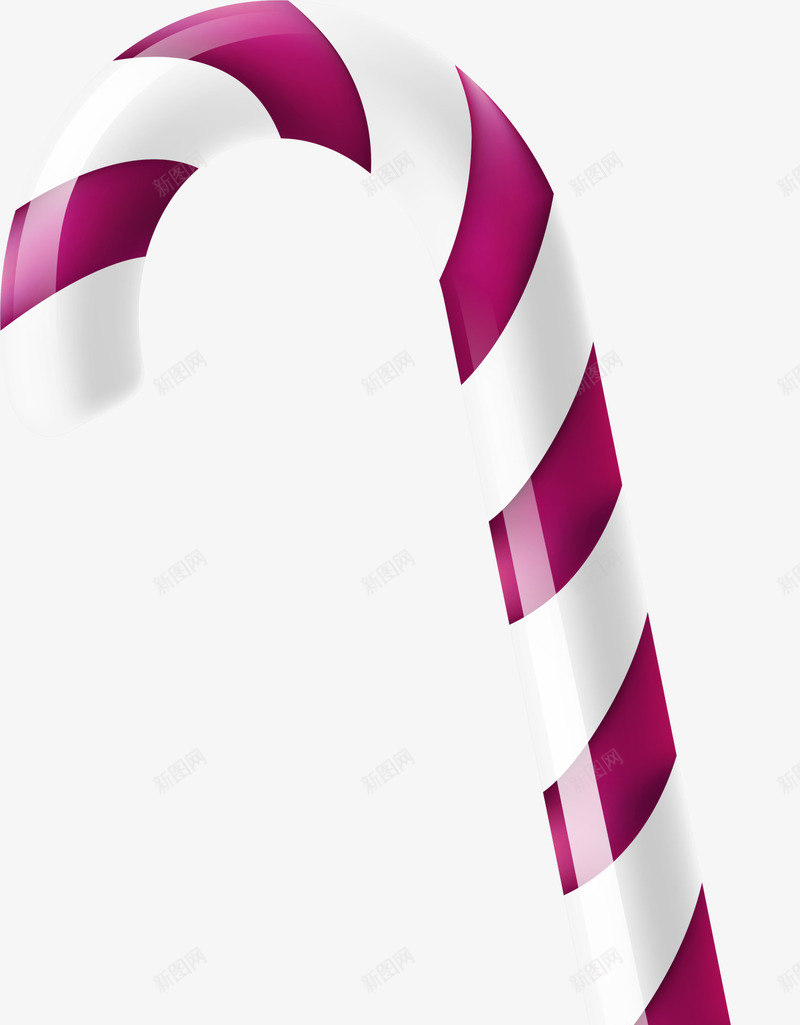 紫色拐杖糖果png免抠素材_新图网 https://ixintu.com 卡通拐杖 圣诞节 拐杖糖果 紫色糖果 节日标志 装饰图案