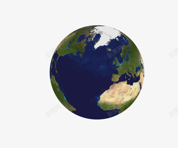 卫星地球png免抠素材_新图网 https://ixintu.com 地球免抠图片素材 地球图片 地球素材 蓝色