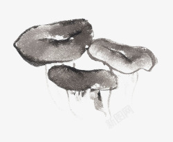 新鲜菌类手绘蘑菇高清图片