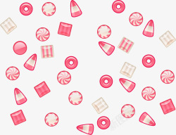 粉色甜甜圈背景素材