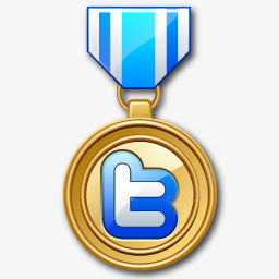 推特上图标png_新图网 https://ixintu.com gold logo medal social twitter 推特 标志 社会 金牌 黄金