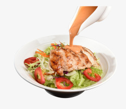 鸡肉蔬菜沙拉鸡肉蔬菜沙拉高清图片