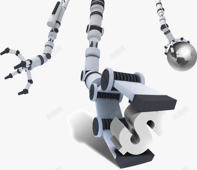 科技高端机械手臂机器人png免抠素材_新图网 https://ixintu.com 手臂 机器人 机械 科技 高端