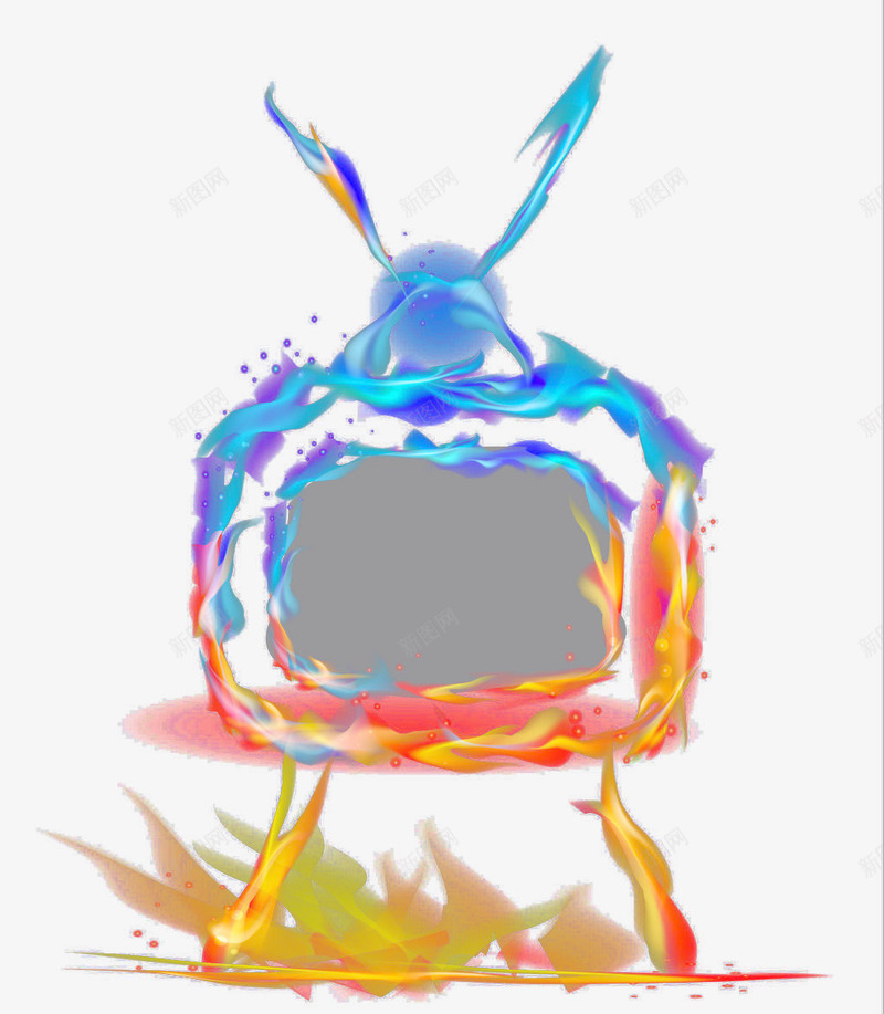 电视png免抠素材_新图网 https://ixintu.com 光 灯 炫彩光束 电视 舞台灯光