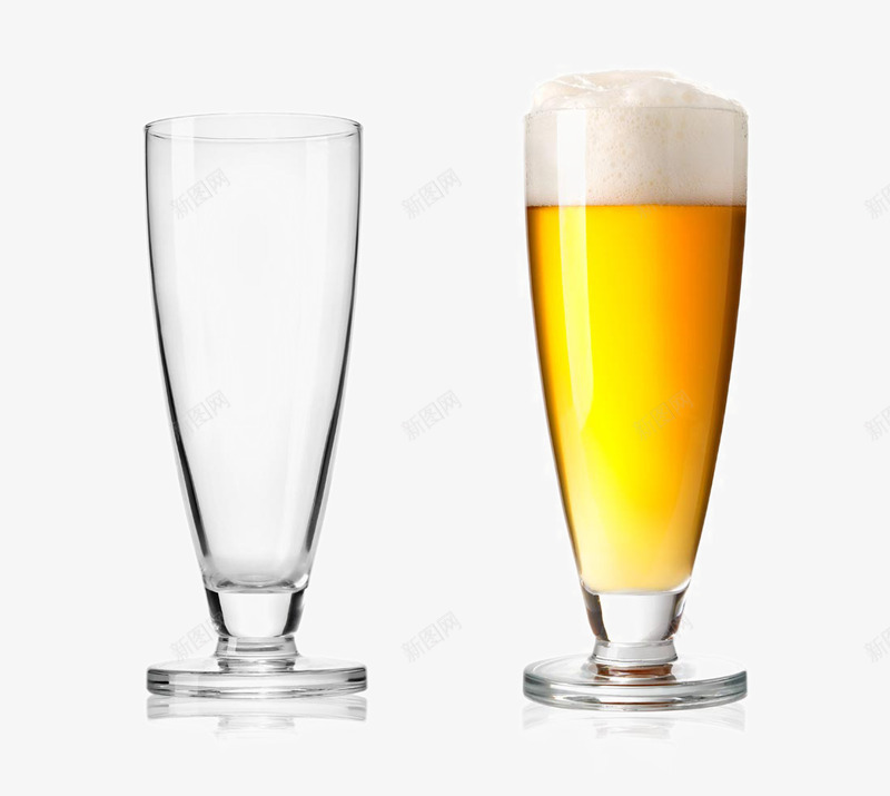 美味的啤酒png免抠素材_新图网 https://ixintu.com 休闲饮品 啤酒 美味的啤酒 酒杯 酒水饮料 酒液
