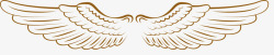 圆润的圆润的天使翅膀矢量图高清图片