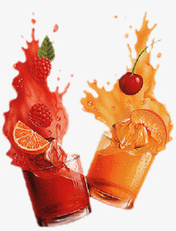 果水草莓汁水高清图片