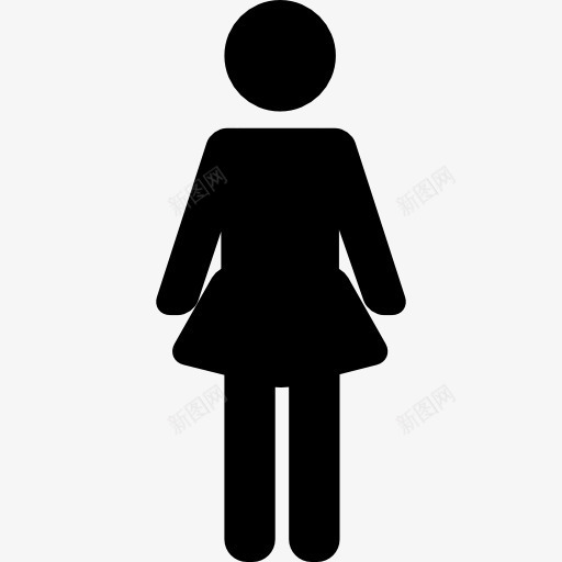 女人站起来图标png_新图网 https://ixintu.com femenine 人 女人 女孩 女性