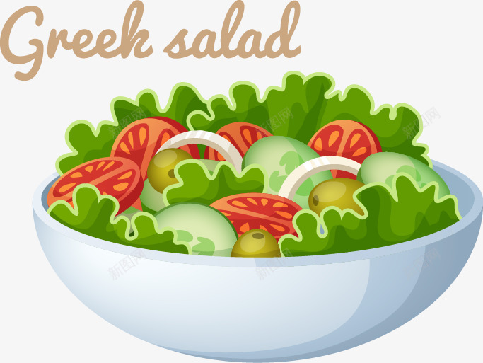蔬菜沙拉餐饮图标png_新图网 https://ixintu.com 减肥餐 蔬菜沙拉 西红柿 食物 餐饮