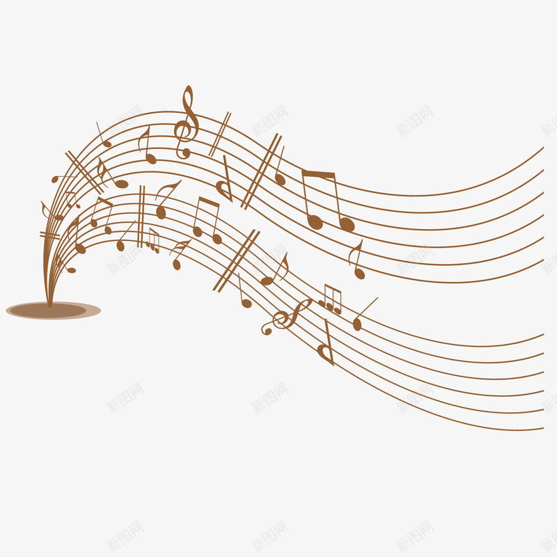 音乐曲线声线矢量图eps免抠素材_新图网 https://ixintu.com 声线 曲线 矢量图 素材 音乐 音效曲线