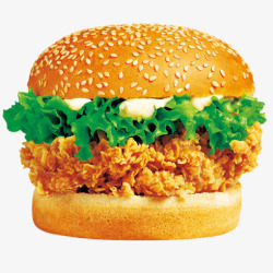 肉类面食蔬菜汉堡食物元素高清图片