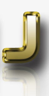 黄金质感字母Jpng免抠素材_新图网 https://ixintu.com 投影 立体 黄金质感字母数字