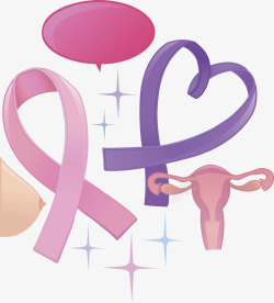 女性生殖器官女性的标志高清图片