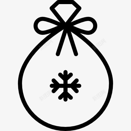 礼品袋图标png_新图网 https://ixintu.com 惊喜的圣诞礼物 星 生日 礼物 礼物袋