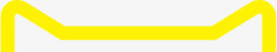 黄色曲线素材