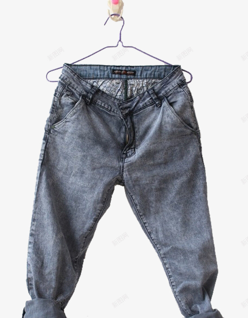 一条挂着的牛仔裤png免抠素材_新图网 https://ixintu.com 一条 挂着的 挂着的衣服 牛仔裤 裤子