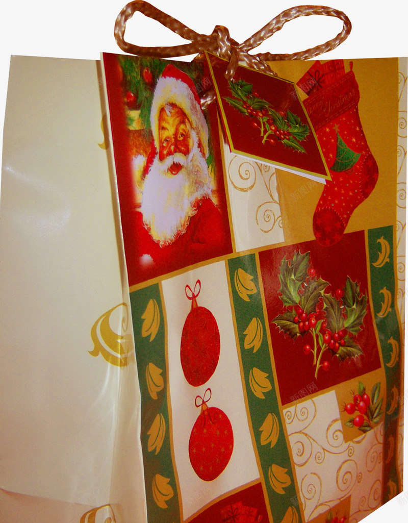 礼品袋png免抠素材_新图网 https://ixintu.com 卡通 圣诞节 礼品袋 节日 节日素材