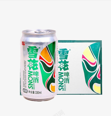 实物产品雪花啤酒png免抠素材_新图网 https://ixintu.com 啤酒 纯生 食品