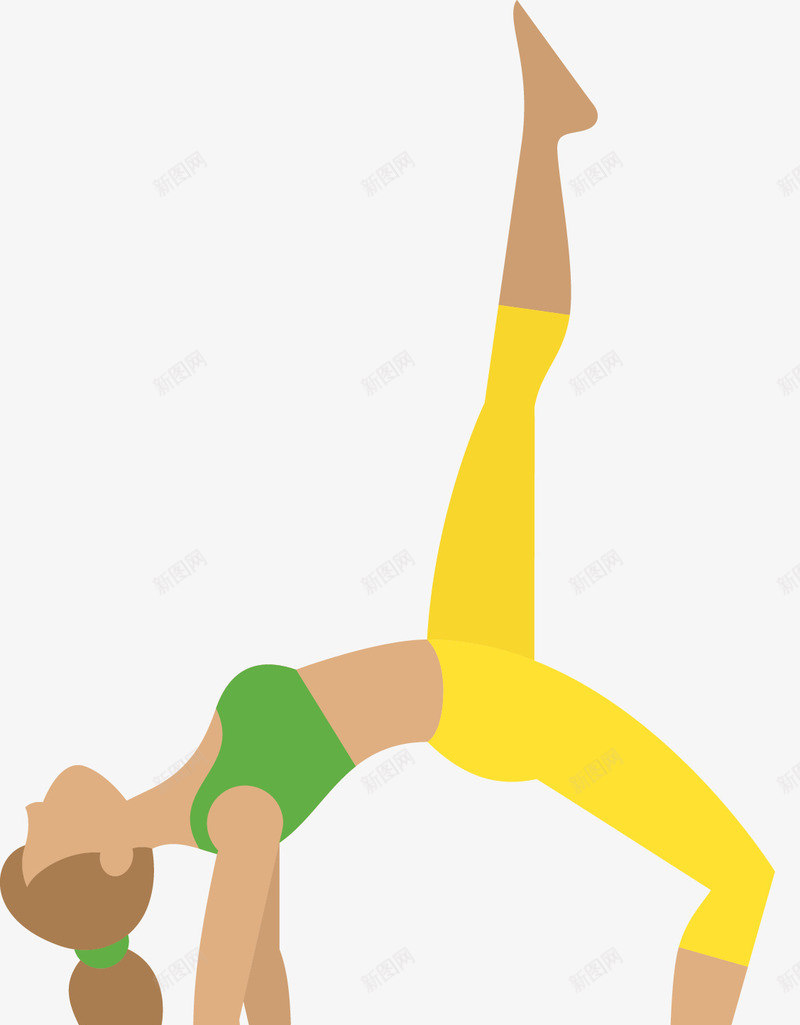 卡通瑜伽动作png免抠素材_新图网 https://ixintu.com 休闲 休闲娱乐 健美 健身 印度瑜伽 女性 手绘 插画 瑜伽 瑜伽动作 瑜伽女性 线条 运动 锻炼