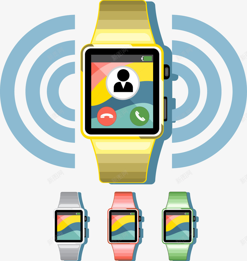 智能手表png免抠素材_新图网 https://ixintu.com 手表 智能手表 科技产品 苹果手表