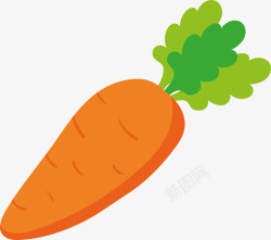 新鲜甜玉米卡通插画新鲜蔬菜胡萝卜插画高清图片