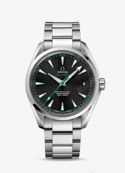 绿色男侠欧米茄绿色腕表手表男表高清图片