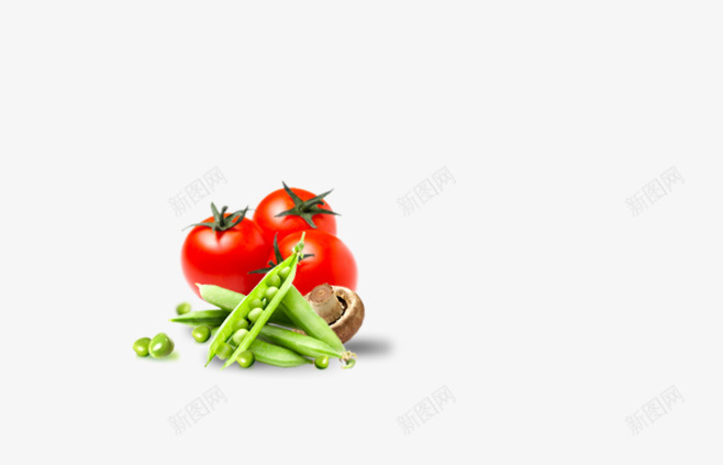 蔬菜海报png免抠素材_新图网 https://ixintu.com 丰富 彩色 新鲜素材 果蔬 蔬菜 蔬菜海报素材免费下载 西红柿 豌豆 阴影