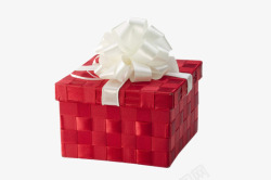 圣诞节红色礼盒素材