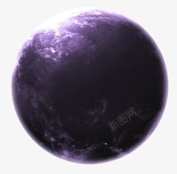 紫色地球素材