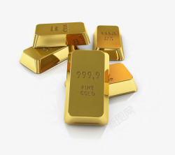 叠高的黄金交易货物高清图片