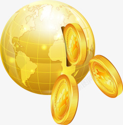 金色地球素材