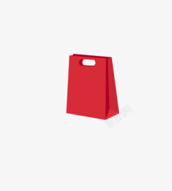 红色包装袋素材