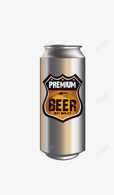 拉一罐啤酒png免抠素材_新图网 https://ixintu.com 包装设计 啤酒 易拉罐 饮料