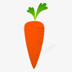 萝卜图标卡通胡萝卜图标高清图片