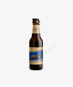 袋狮袋狮啤酒瓶装高清图片