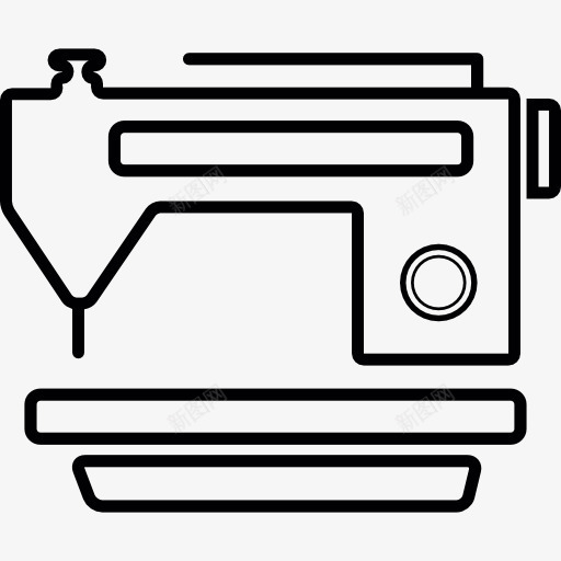 缝纫机图标png_新图网 https://ixintu.com 工具和用具 机械 用具 缝纫 衣服 针织