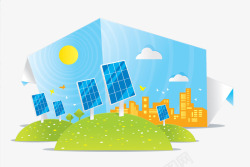 绿色太阳能环保PPT素材