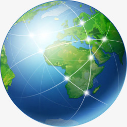 网络节点全球网络图标高清图片