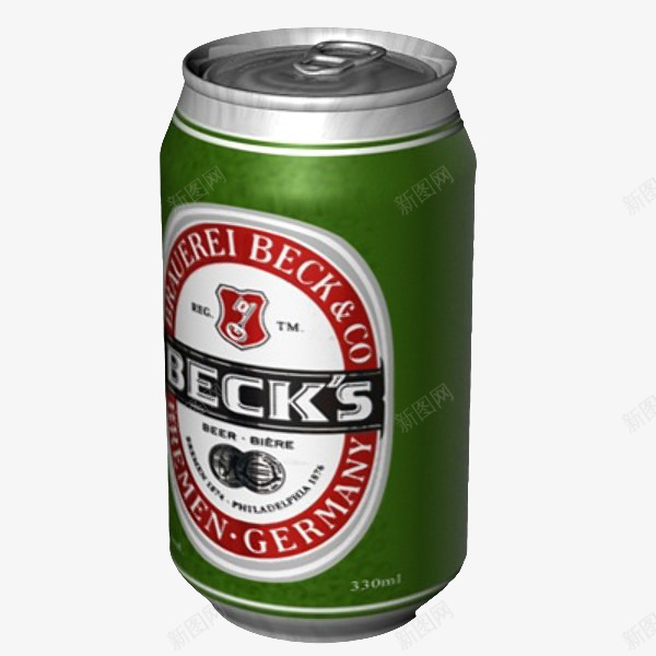 绿色啤酒罐png免抠素材_新图网 https://ixintu.com 啤酒 啤酒罐 容器瓶 易拉罐 绿色啤酒罐 铁质罐