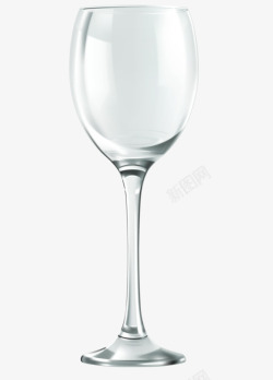 葡萄酒杯玻璃的剪影高脚杯高清图片