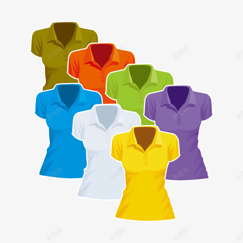 女士T恤png免抠素材_新图网 https://ixintu.com T恤定制 T恤衫 T恤设计 polo衫 女士上衣 女性短袖衫 彩色短袖 运动上衣 队服