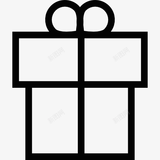 盒装礼品丝带图标png_新图网 https://ixintu.com 丝带 特别 盒子 礼物