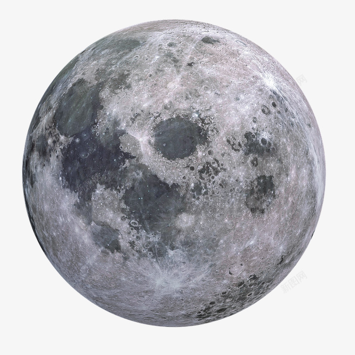灰色地球png免抠素材_新图网 https://ixintu.com 地球 月亮 灰色 灰色月亮