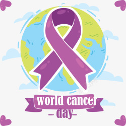 世界抗癌日微信卡通可爱世界抗癌日装饰图案矢量图高清图片