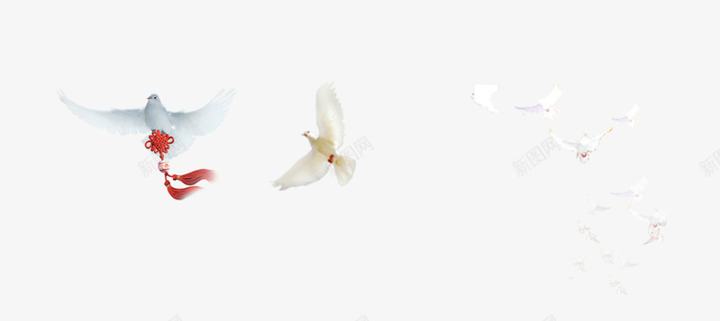 一群飞鸽送祝福psd免抠素材_新图网 https://ixintu.com 一群飞舞的鸽子 和平鸽飞鸽 庆祝节日 店铺背景装饰图案