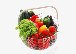 蔬菜菜篮素材