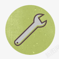 扳手复古糖果图标png_新图网 https://ixintu.com wrench 扳手