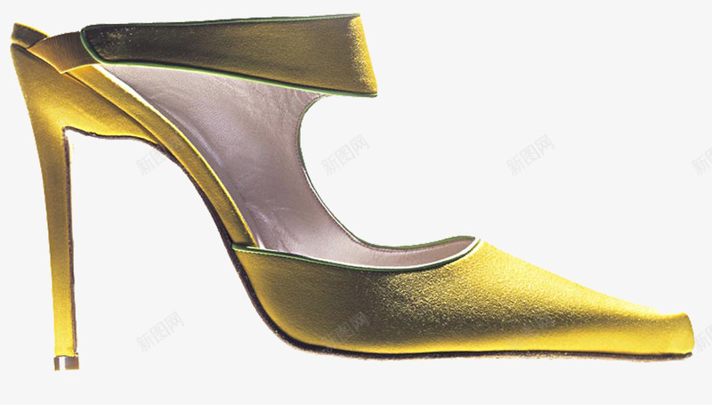 女性黄色高贵高跟鞋png免抠素材_新图网 https://ixintu.com 侧面的高跟鞋 女人的高跟鞋 平面高跟鞋 黄色的高跟鞋