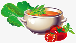 美味番茄汤美味红色番茄汤高清图片