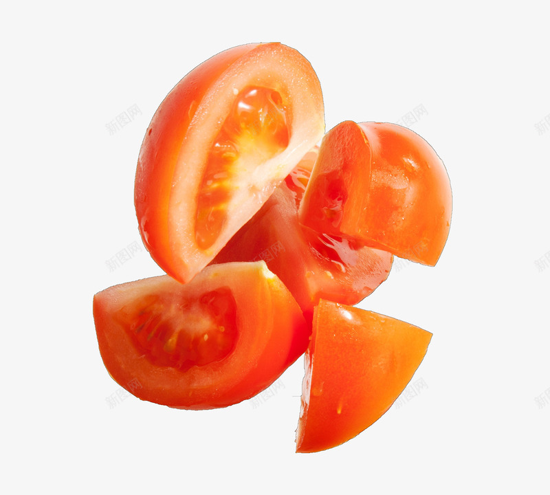 切开的番茄png免抠素材_新图网 https://ixintu.com 产品实物 有机蔬菜 水份 营养